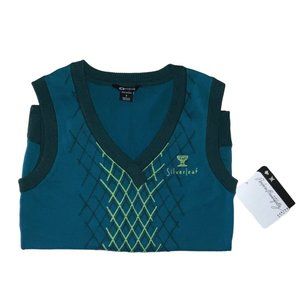 OAKLEY Golf Tophill Argyle Slipover Sweater Vest